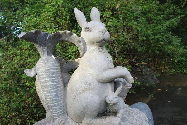 Shio Statua Cinese Zodiaco Simbolo Animale Zodiacale Cinese Zodiaco Tailandese — Foto Stock