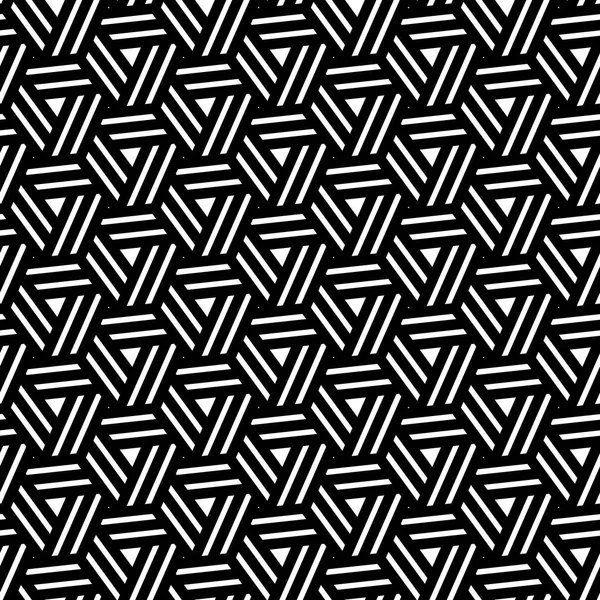 通常のベクトルパターン シームレスな幾何学模様 織りライン — ストックベクタ