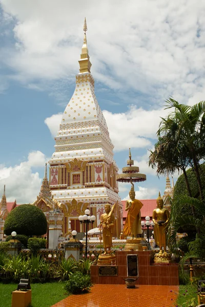 Phra Renu Parece Chedi Quadrado Que Modelado Phra Phanom Mas — Fotografia de Stock