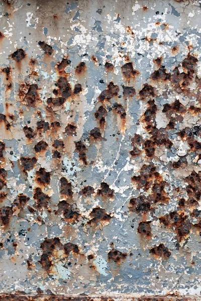 Metal Levha Üzerindeki Pas Izlerinin Dokusu Arkaplanı — Stok fotoğraf