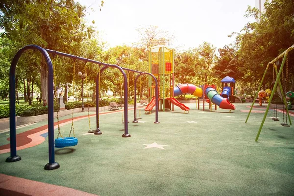 Swing Equipment Children Public Park City Thailand — Stock Photo, Image