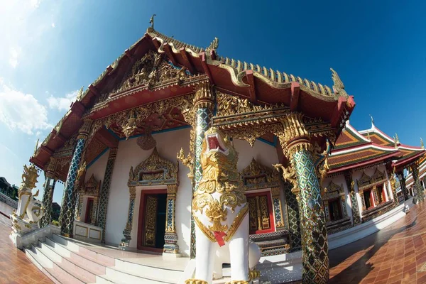 Die Thailändische Kirche Praktiziert Den Dharma Der Mönche Wat Phra — Stockfoto