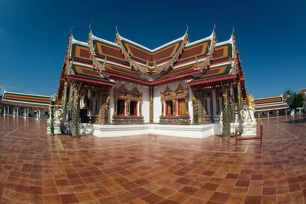 Thai Church Practice Dharma Monks Wat Phra Choeng Chum Worawihan — ストック写真