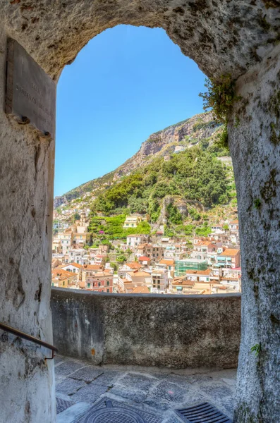 View Village Amalfi Amalfi Coast Italy — Stockfoto