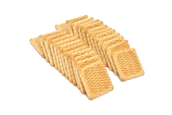 Heerlijke koekjes op witte achtergrond — Stockfoto