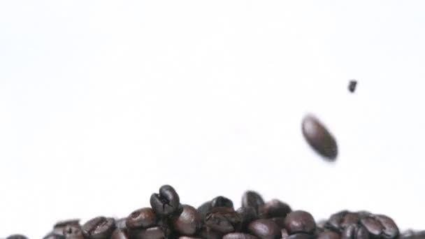 Riempimento caffè bianco — Video Stock