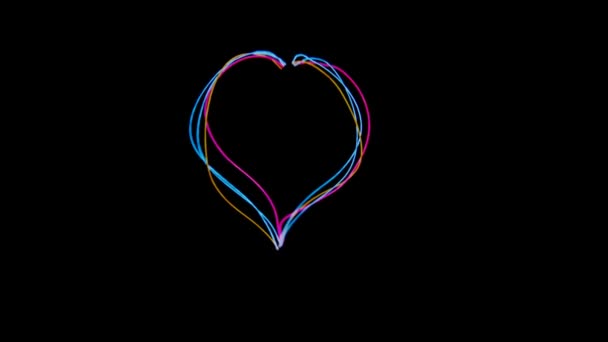 Luz do coração — Vídeo de Stock