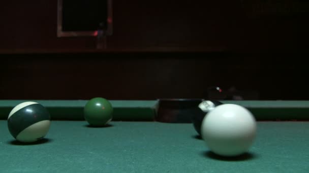 Bilardo topları — Stok video