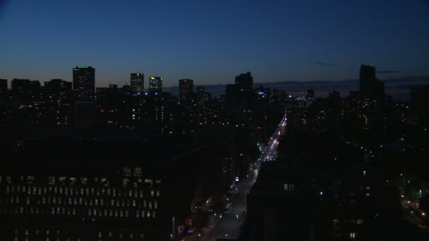 Торонто ніч — стокове відео