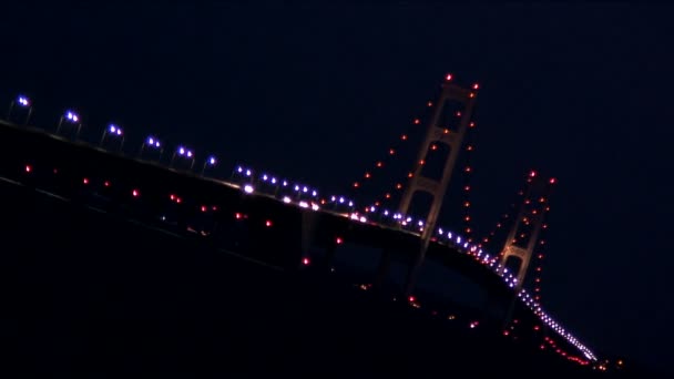 Ponte di Mackinac — Video Stock