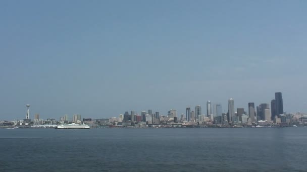 Seattle frente al mar — Vídeo de stock