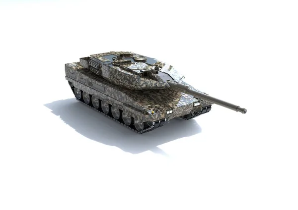 Rendering Representing Military Tank — Stock Photo, Image