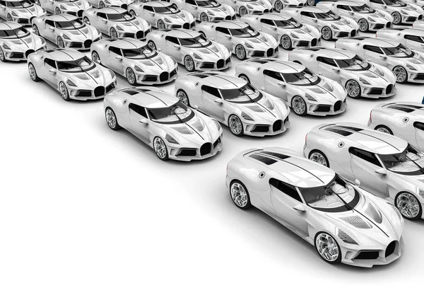 Render Image Representing Pattern Made Luxury Sport Car — Foto Stock