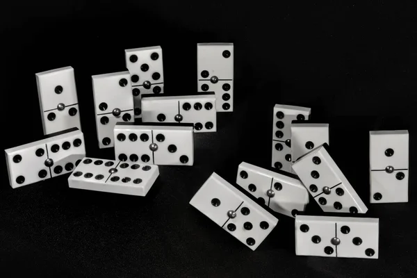 Domino, Oyun, Siyah, Beyaz, Parçalar, Kemikler, Puan