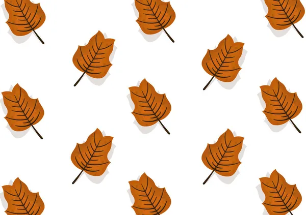 Estetik kahverengi renkli eski yaprakların arkaplanı