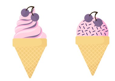 Üzümlü dondurmanın çizimi