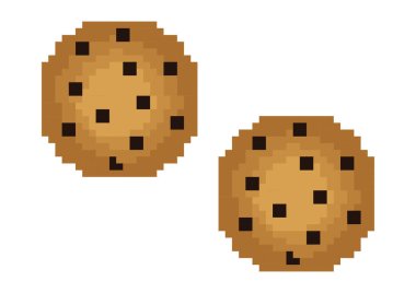 piksel temalı çerez illüstrasyonu