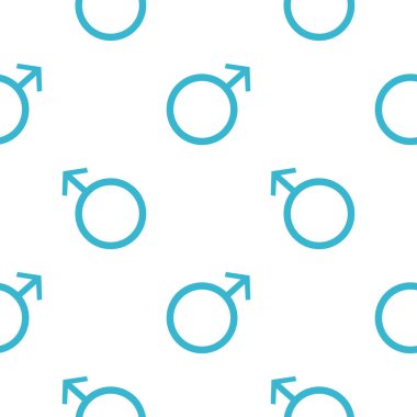 Kusursuz desenli erkek cinsiyet sembolü