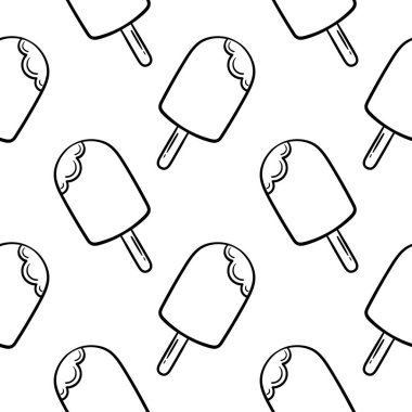 Dondurma elle çizilmiş kusursuz desen 5