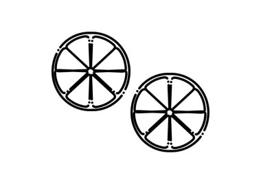 limon meyvesi noktalı çizgi tarzında