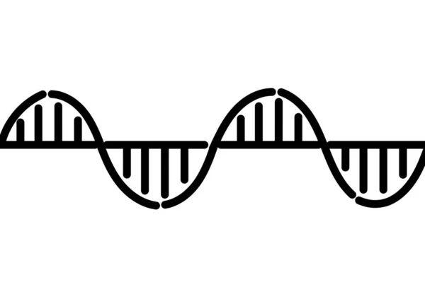 Ilustração Gene Estilo Linha Pontilhada —  Vetores de Stock