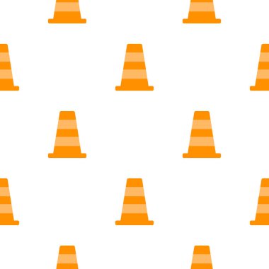 Trafik konisi pürüzsüz desen