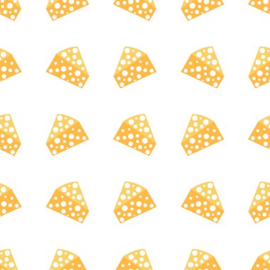 Beyaz arkaplanda peynirsiz desen