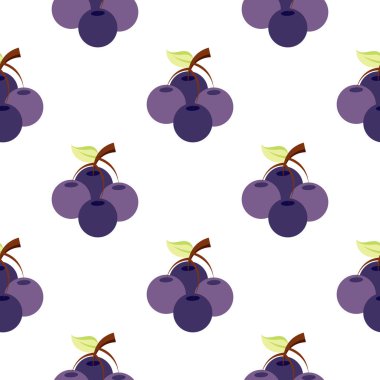 böğürtlen meyvesi dikişsiz desen