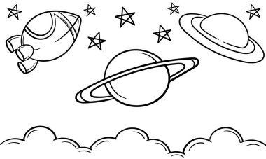 el çizimi dış alan arkaplanı