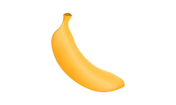 Illustratie Van Bananenfruit Met Mesh Techniek — Stockvector