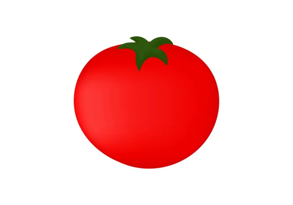 Ilustración Tomate Con Técnica Malla — Vector de stock