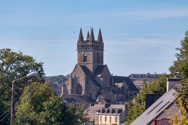Quimperl Brittany Deki Meryem Kilisesi Nin Eglise Notre Dame Assomption — Stok fotoğraf