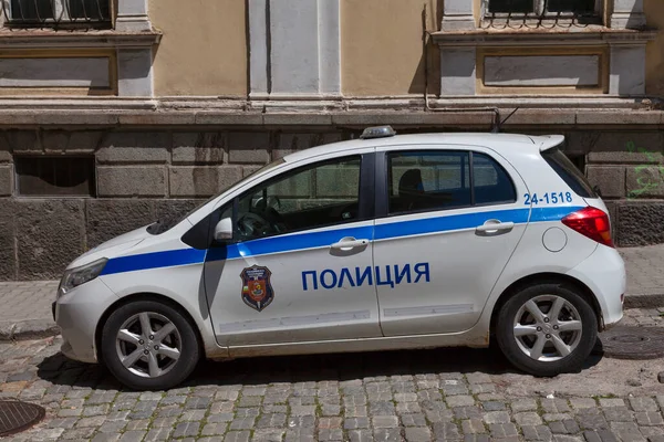 Sofia Bulgaria May 2019 Police Car Parked Street — Foto de Stock