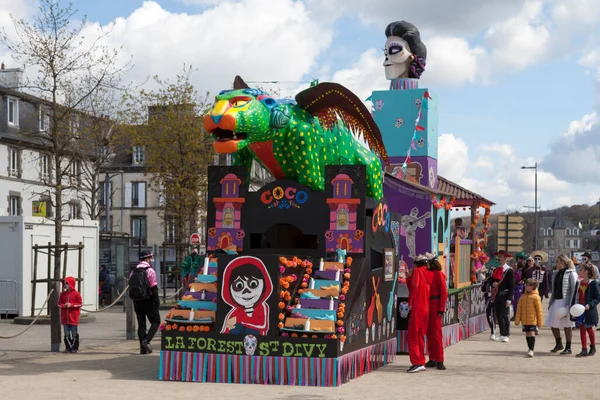 Landerneau França Abril 2022 Carnaval Landerneau — Fotografia de Stock