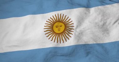 Arjantin bayrağını 3 boyutlu olarak dalgalandırmak için tam kare..