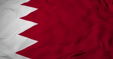 Bahreyn 'in bayrağını 3 boyutlu olarak dalgalandırmak için tam kare..