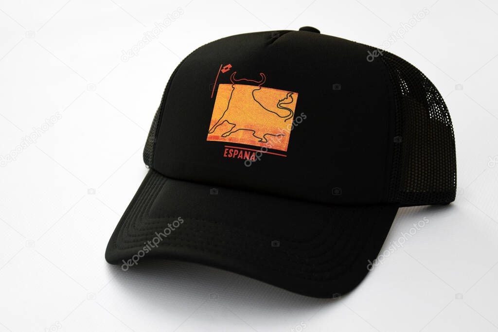 Kharkiv, Ukraine - July 18, 2022: Sports cap with Lotto logo. Lotto is an Italian manufacturer and supplier of sportswear.
