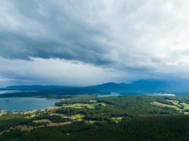 Dağların güzel manzarası