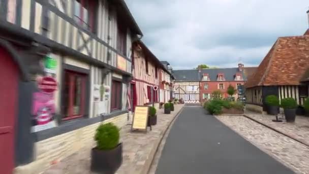 Beuvron Auge France August 2021 Hyper Lapse Beuvron Auge งในหม — วีดีโอสต็อก