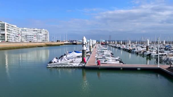 Havre Franciaország 2021 Augusztus Havre Városképe Kikötője Normandiában — Stock videók