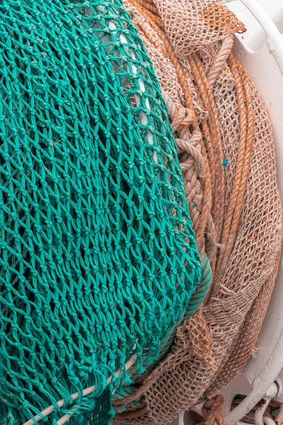 Redes Pesca Orilla Honfleur Preparadas Para Uso Posterior —  Fotos de Stock