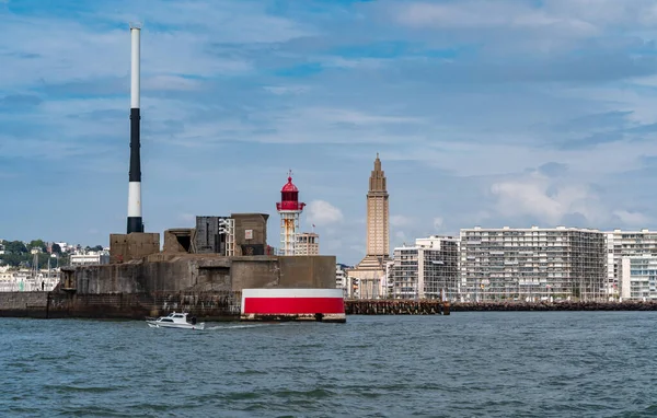 Havre Francia Agosto 2021 Paisaje Urbano Puerto Deportivo Havre Normandía — Foto de Stock