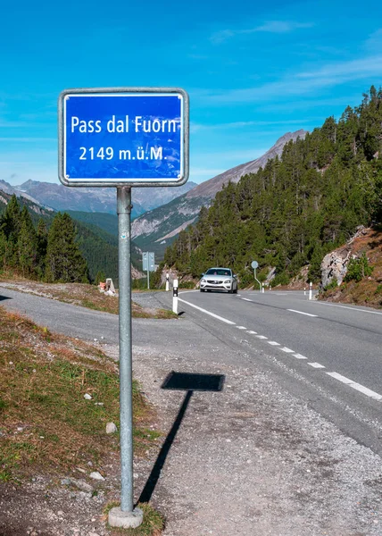 Ofenpass Sviçre Eylül 2021 Ofenpass Pass Dal Fuorn Sviçre Nin — Stok fotoğraf