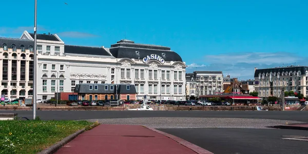 Trouville Γαλλία Αυγούστου 2021 Κτίριο Του Καζίνο Στην Trouville Νορμανδία — Φωτογραφία Αρχείου