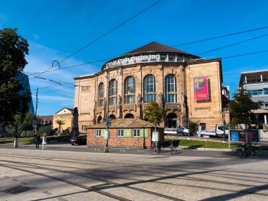 Freiburg am Breisgau, Germany - September 23, 2021: City theater in Freiburg am Breisgau.