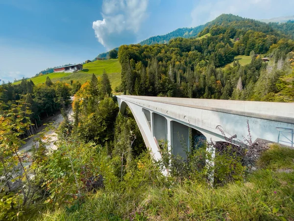 Schiers Switzerland September 2021 Famous International Historic Civil Engineering Landmark — Stock Photo, Image