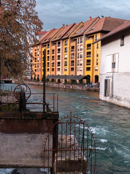 Annecy France January 2022 Annecy Famous Tourist Alpine City Southeast — 图库照片