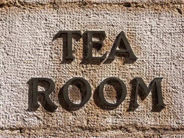 Tearoom Teahouse Drickanläggning För Och Ibland Tårta Eller Lättare Måltider — Stockfoto