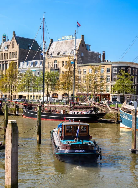 Rotterdam Holandia Kwietnia 2022 Widok Stare Miasto Stary Port Rotterdamie — Zdjęcie stockowe