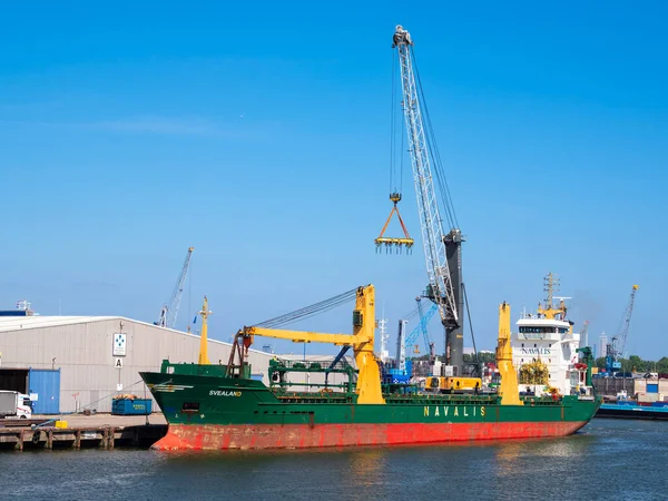 Rotterdam Netherlands April 2022 Ship Navalis Industrial Port Rotterdam Navalis — Foto Stock